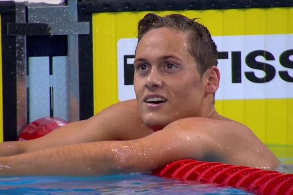 Nicolas d'Oriano à l'arrivée du 1500 mètres.