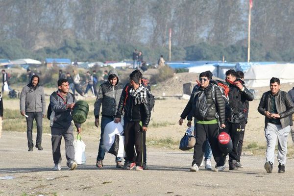 Calais, ce lundi. 