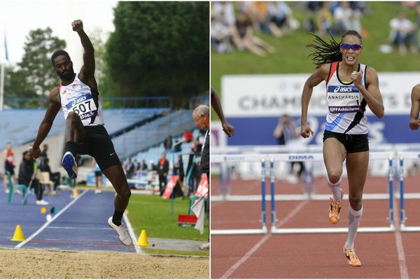 Kafétien Gomis et Phara Anacharsis font partie des quatre athlètes qui s'entraînent à Lille à participer aux épreuves d'athlétisme à Rio.