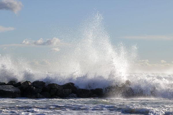 L'Aude, l'Hérault et les Pyrénées Orientales alertent à propos de "la mer dangeureuse" ces samedi 16 et dimanche 17 septembre. Image d'ilustration.