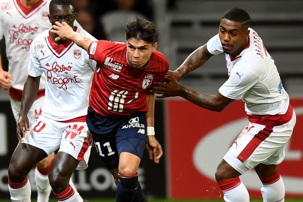 Luiz Araujo lors du match LOSC-Bordeaux