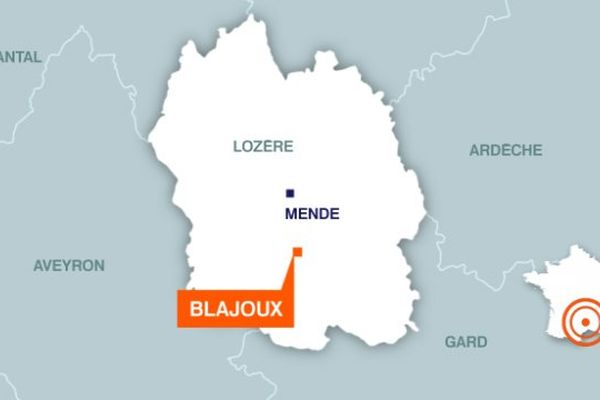 Blajoux (Lozère) - commune de Quézac