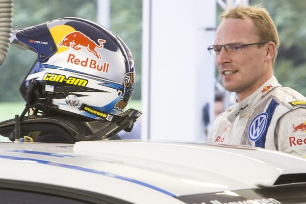 Jari-Matti Latvala lors de la séance de shakedown