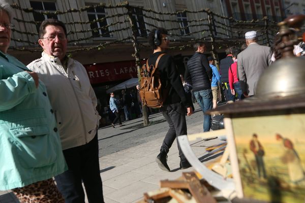 Réderie de printemps à Amiens, en 2017