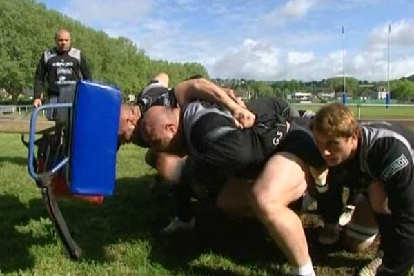 Dernier entrainement des brivistes avant la rencontre face à Aurillac