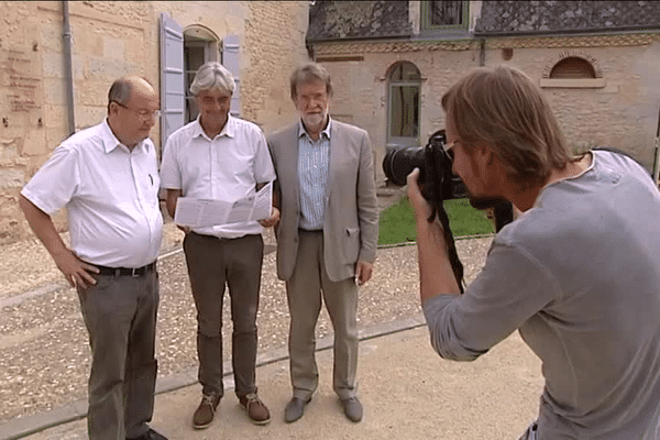 Les maires de Boulazac, St Laurent sur Manoir et Atur.