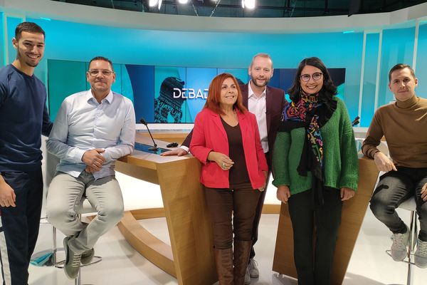 Djida TAZDAIT, Samia BENCHERIFA, Nader OUESLATI, RAPSA, autour de Yannick Kusy sur le plateau du Debadoc : Le visages de cités" - novembre 2019