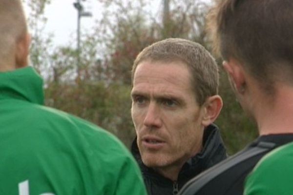 Damien Ott à l'entraînement.