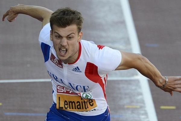 le recordman de France du 100 mètres en action (archives)