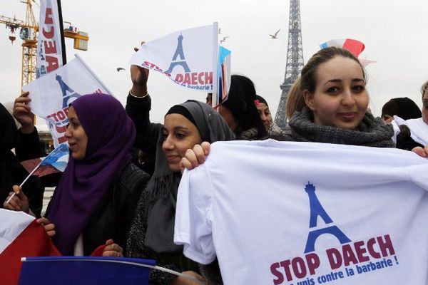 Lors d'une manifestation à Paris en décembre 2013