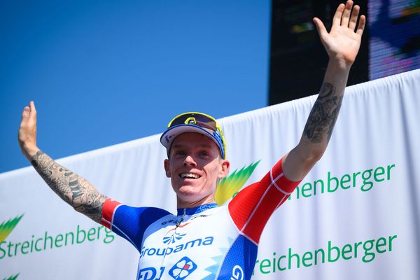 Jake Stewart, vainqueur de la première étape du Tour de l'Ain 2022