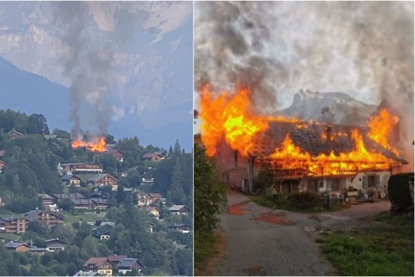 Un incendie a ravagé une ferme à Saint-Gervais-les-Bains le 10 septembre dernier 