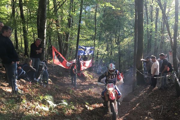 Sur le domaine de la Taillade, il fallait s'accrocher pour arriver au bout du parcours.