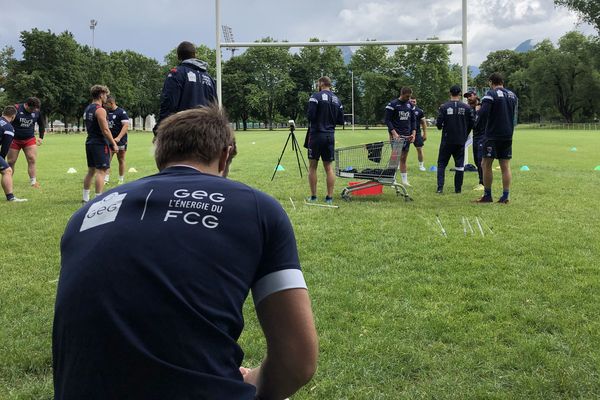 Les rugbymen du FCG ont pu reprendre l'entraînement mardi 2 juin. 