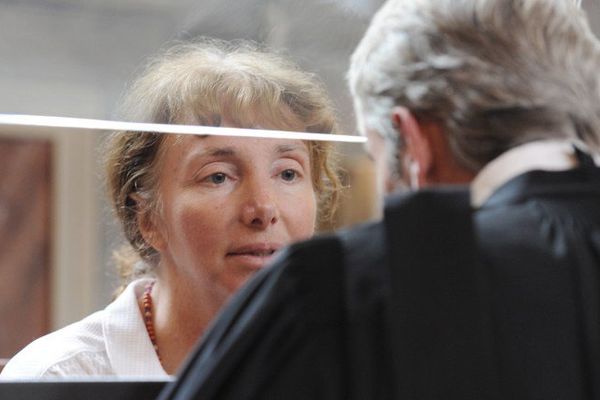 Cathy Livarek, la mère de Ruben, lors du premier jour du procès