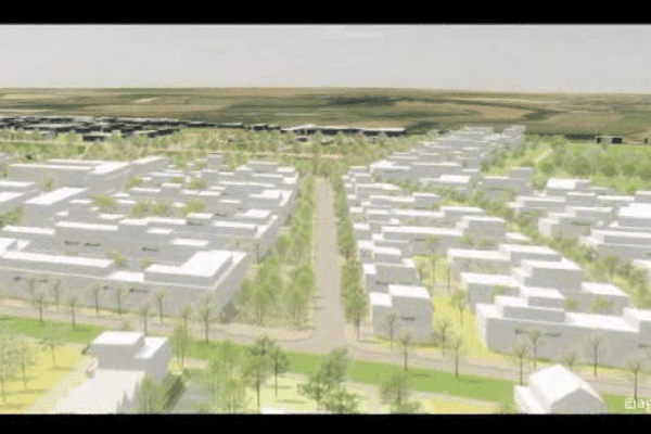 Un aperçu du futur quartier "Les Hauts de l'Orne" à Fleury-sur-Orne