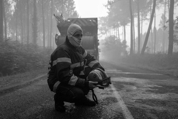 Plus de 1200 pompiers sont déployés sur les fronts des feux de forêts en Gironde, jour et nuit, depuis le 12 juillet.