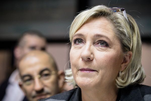 Marine Le Pen en visite à Romorantin (Loir-et-Cher) samedi 18 novembre 2017