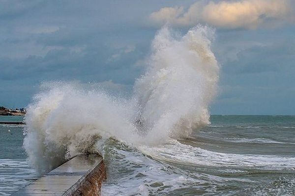 Grande marée à Lesconil