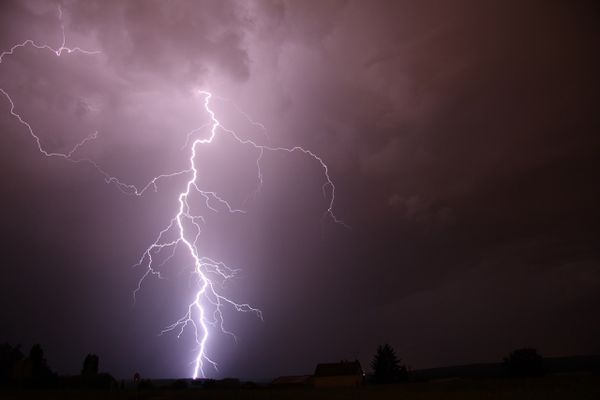 Les orages abattus dans la nuit du 13 au 14 août n'ont pas occasionné trop de dégâts en Côte-d'Or (image d'illustration)