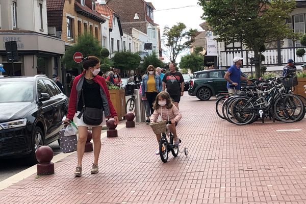 Rue de Metz au Touquet, ce dimanche 26 juillet.