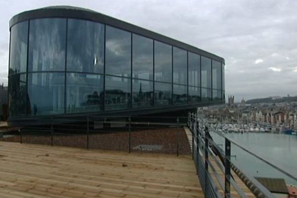 Le belvédère du futur musée des pêcheries de Fécamp est perché à 25 mètres de haut.