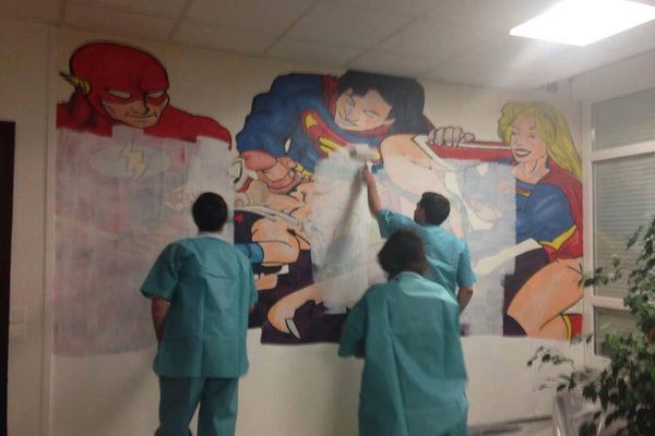 Une fresque dite des carabins à l'hôpital de Clermont-Ferrand représentant un viol collectif entre super-héros avait suscité l'indignation et avait été effacée en 2015.