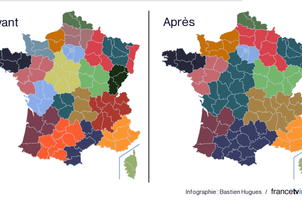 La nouvelle carte des régions