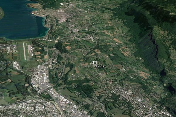 L'accident s'est produit sur la commune de Sonnaz en Savoie