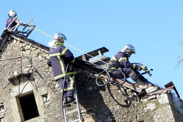 L'intervention des pompiers a permis de restreindre la zone du sinistre