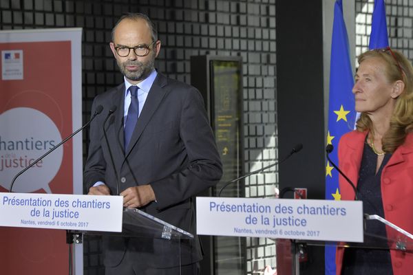 Le Premier ministre et la Garde des Sceaux à Nantes, en octobre dernier.