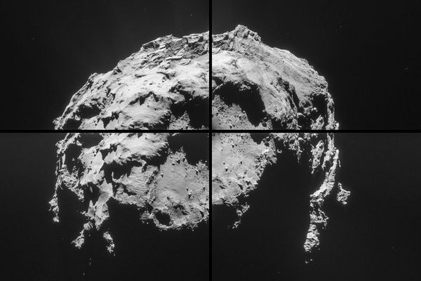 Tchouri photographiée par Rosetta à une distance de seulement 35 km