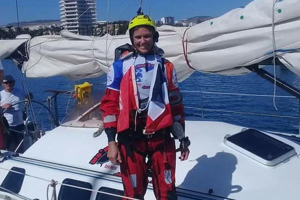 Doris Wetzel, la première femme à traverser la Méditerranée en kitesurf après son arrivée en Tunisie - 8 octobre 2017