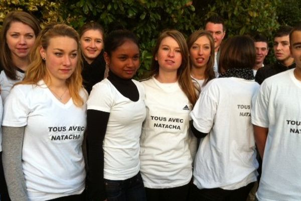 Les lycéens de Ste Thérèse à Rennes se sont mobilisés contre l'expulsion de Natacha