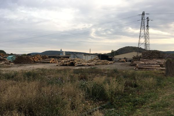 La Scierie ardennaise de Vireux-Wallerand, qui s'étend sur les bords de la Meuse.