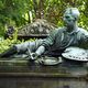 Pierre tombale du peintre français Théodore Géricault (1791-1824) au cimetière du Père Lachaise à Paris