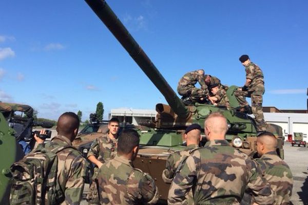 Le RICM ( Régiment d'Infanterie Chars de Marine) fête cette année ses 100 ans à Poitiers.