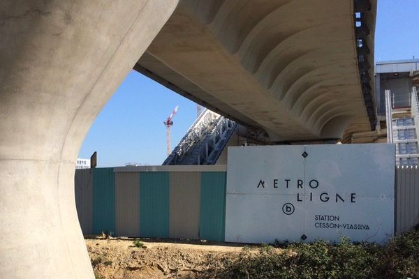 Dans le quartier Beaulieu, dans l'est de Rennes, la future ligne B du métro sera aérienne.