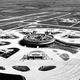 L'aéroport de Paris-Charles-de-Gaulle, en 1974, deux mois avant son ouverture.