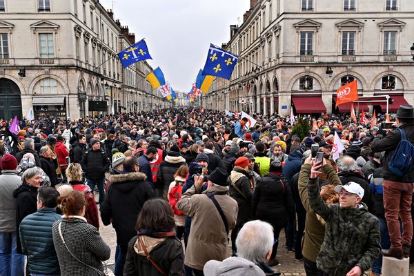 2eme journée contre la réforme des retraites à Orléans le 31 janvier 2023.