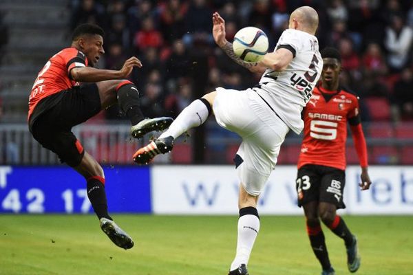 Nicolas Pallois lors du match contre Rennes le 22 novembre 2015