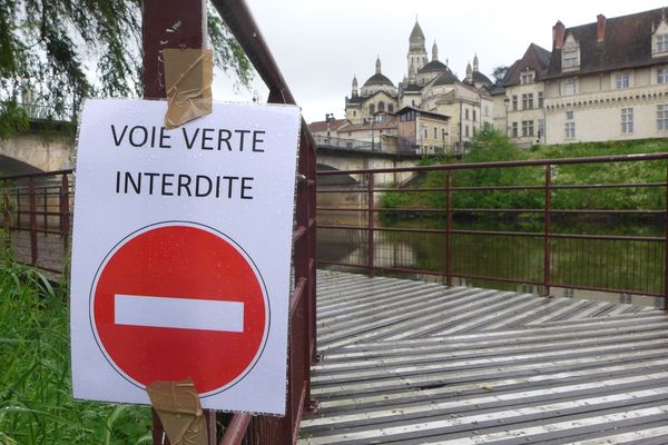 La Voie verte, entre Marsac et Trélissac, est devenue une zone interdite. 