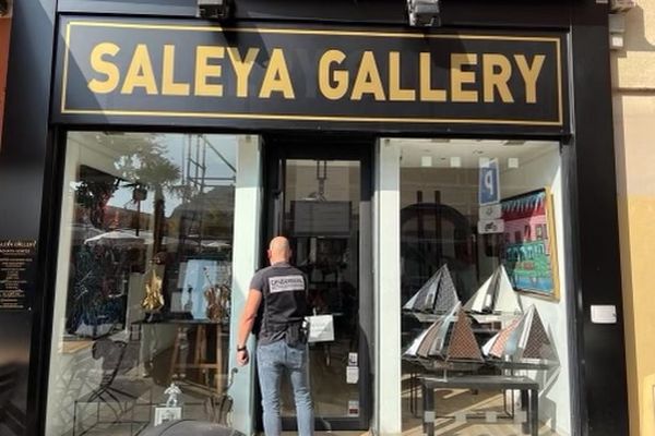 A Nice, Saleya Gallery est l'une des deux galeries d'art mise en cause et n'ayant "aucune existence légale"