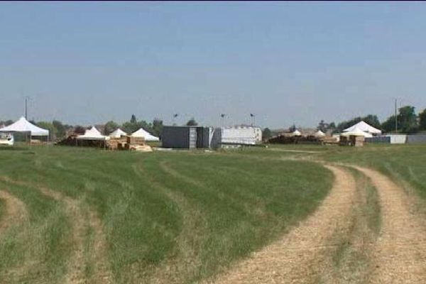 Le camp scout, près du Zénith-Europe