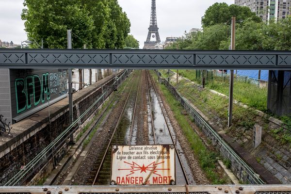 Le RER C, en 2016.