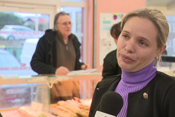 Adeline Coulon, boulangère à Besançon.