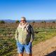 Christophe Urios, entraîneur de l'ASM Clermont Auvergne, dans son domaine viticole au coeur de l'Occitanie.