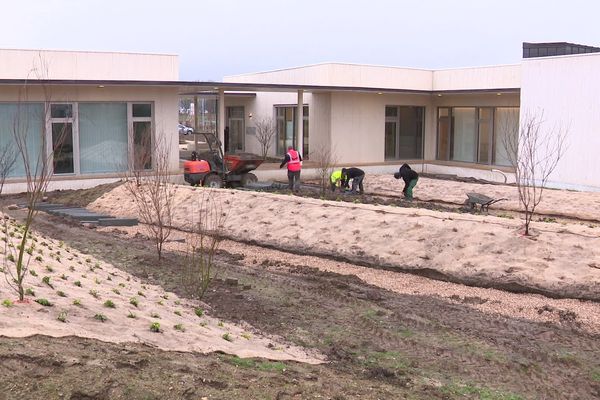 Le crématorium de Petit-Quevilly le jour de son ouverture, le 13 janvier 2020