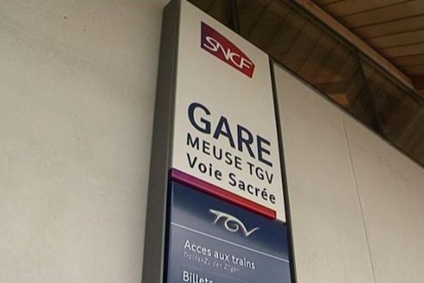 A mi-chemin entre Bar-le-Duc et Verdun, la gare "Meuse TGV" accueille près de 200.000 voyageurs par an   