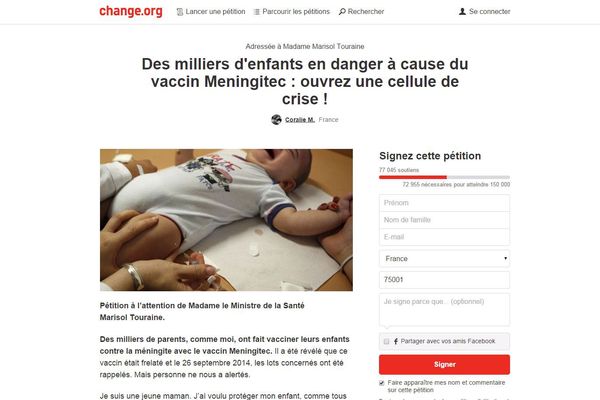 Une pétition adressée à la ministre de la Santé a réuni des dizaines de milliers de signataires sur internet.